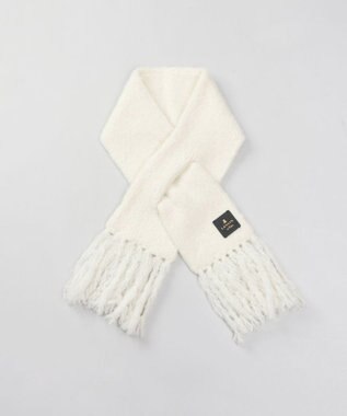 AURORA 【 LANVIN en Bleu （ランバン オン ブルー）】モコモコ差込みマフラー(WASH)