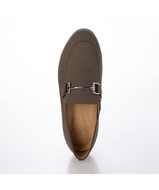 ing <ing>【WEB限定】レザービットローファー ダークグレーヌバック