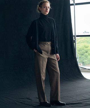 ICB 【30th ANNIVERSARY】ウールガンクラブチェック テーパードパンツ ブラウンチェック