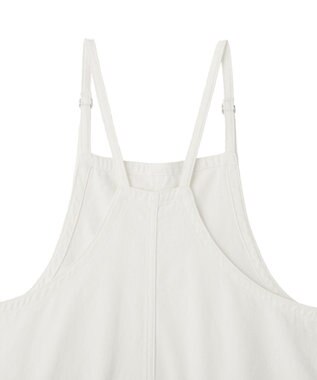 YECCA VECCA 綿麻ツイルサロペット Off White