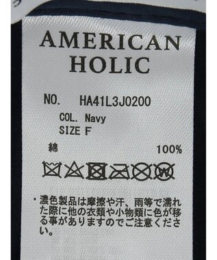 AMERICAN HOLIC ツイルロゴＣＡＰ Navy