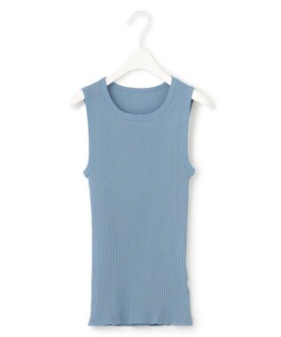 【洗える】オーガニックリブタンク カットソー