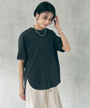 UNFILO L BEAUTY FORM-T cotton フォルムTシャツ チャコール