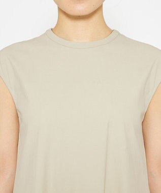 uncrave 【撥水・接触冷感・UVカット・洗濯機洗い可】マルチファンクションナイロン ワンピース（uncrave STANDARD） ライトベージュ