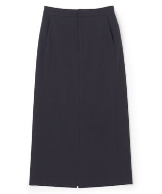 UNFILO イージーチノ Iラインスカート ネイビー