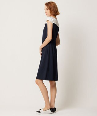 TOCCA 【WEB限定＆洗える】RIBBONSTICK ドレス ネイビー系