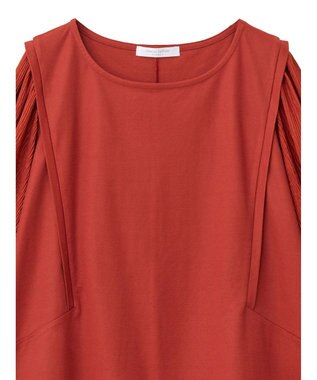 Green Parks 袖表面ドッキングカットプルオーバー Terracotta