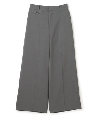 UNFILO L TENNEN TOUCH ワイドストレートパンツ グレー