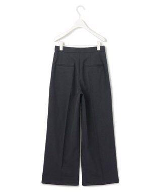 ICB 【接触冷感・UVカット・透け防止・吸水速乾・洗える】 シェルタリングドライオックス ワイドパンツ ブラック系