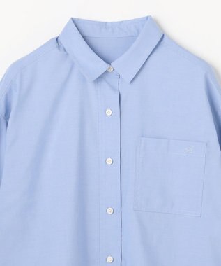 ANY L ANYクロップドシャツ ライトブルー
