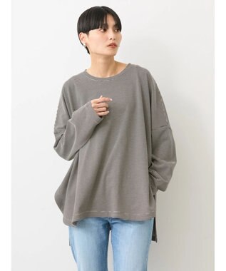 AMERICAN HOLIC ＵＶカット加工ワイドカットプルオーバー Border Black