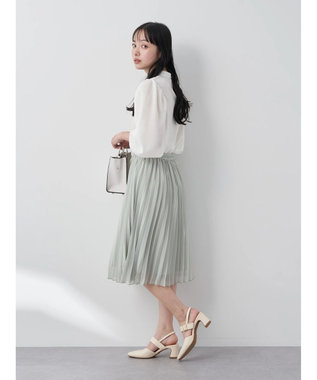 earth music&ecology すきな丈プリーツスカート Mint