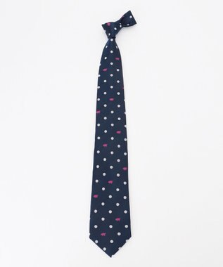 J.PRESS MEN ジョークタイ/ 豚に真珠 ネイビー系8