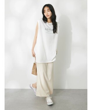 CRAFT STANDARD BOUTIQUE ＧＥＮＩＡＬ　プリントタンクトップ Off White