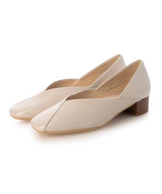 ing <ing>切り替えデザインローヒールパンプス