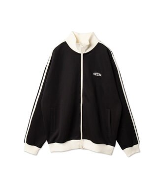 WEGO 【ユニセックス着用ITEM】ライントラックジャケット ブラック