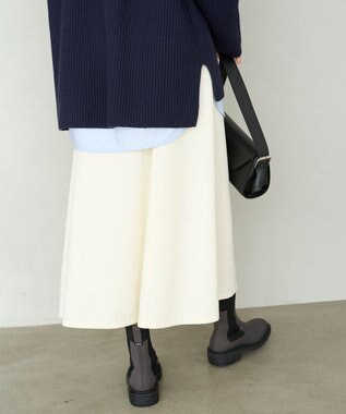 UNFILO ウールライクジャージー スカート オフ