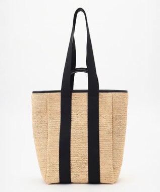 自由区 【2WAY】ハンドルラフィア トートバッグ