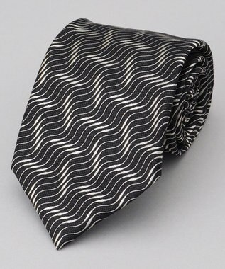 GOTAIRIKU GOTAIRIKU別注【MANTERO/マンテロ】ネクタイ_ウェイブ ブラック系4