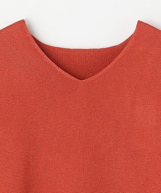 ANY ラメガーターニット オレンジ