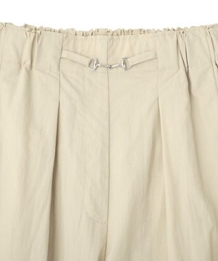 earth music&ecology ビットパーツ付きカーゴパンツ Ivory