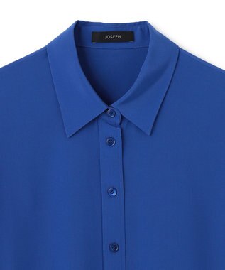 JOSEPH 【洗える】ニューシーディーシー　シャツブラウス Lapis