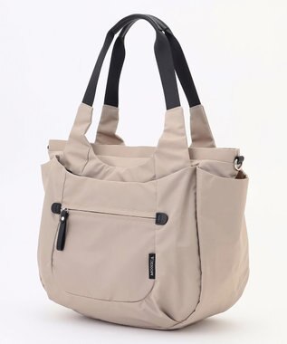 LA BAGAGERIE 【MONICA】ラウンド2WAYトートバッグ ライトグレー