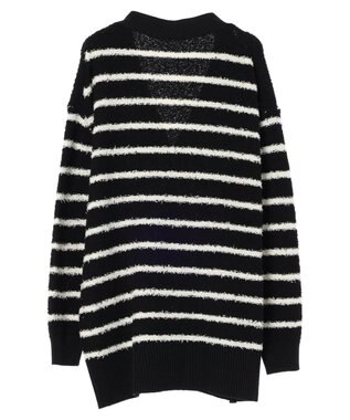 AMERICAN HOLIC モノトーンＶネックニットカーディガン Border