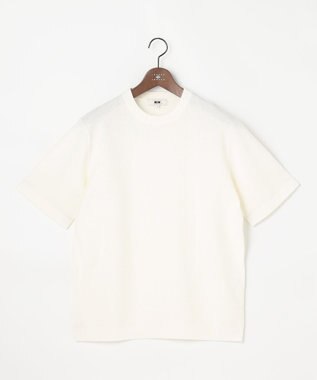 JOSEPH ABBOUD 【サステイナブル・オーガニックコットン使用】オーガニッククール ニット Tシャツ ホワイト系