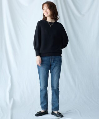 ANY 【ウエストゴム/ストレッチ】ウルトライージーデニムパンツ フェードインディゴ