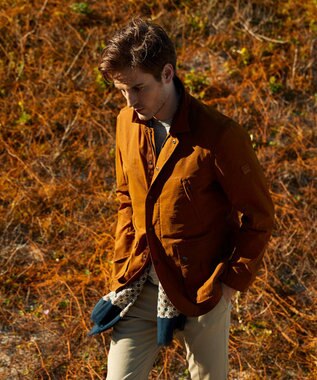 JOSEPH ABBOUD 【サスティナブル撥水】ハイパワーストレッチ アウター オレンジ系