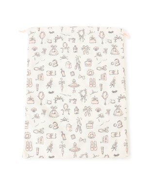 Chacott バレリーナメッシュ巾着L オフホワイト