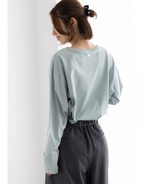 Te chichi 【泉 里香さん着用・Oggi.jp10/23掲載】シルケットロングスリーブTシャツ ミント