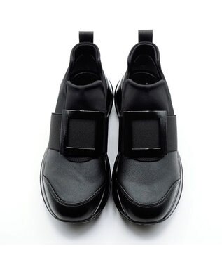 APOM プラットフォームスリップオンスニーカー ブラックB