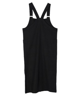 AMERICAN HOLIC リネンブレンドＩラインジャンバースカート Black