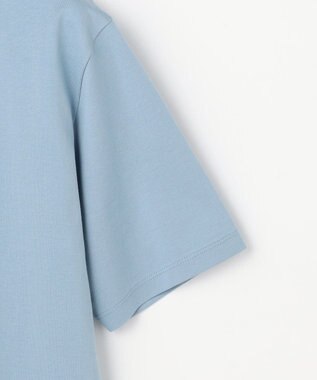 J.PRESS LADIES S 刺繍ロゴ Tシャツ サックスブルー系