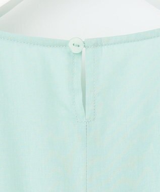 Feroux 【洗える】ドロストデザイン ワンピース グリーン系