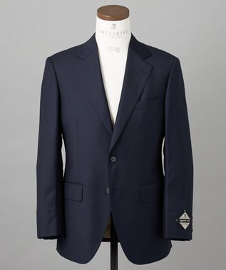 GOTAIRIKU シワになりにくい【御幸毛織/みゆきけおり】Superior160s 3ピーススーツ（ネイビー） ネイビー系