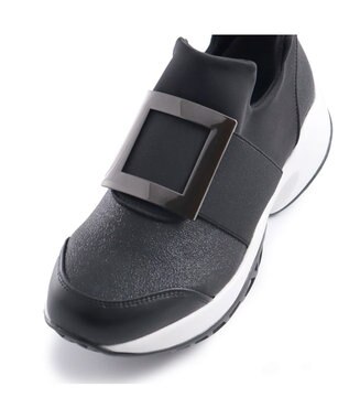 APOM プラットフォームスリップオンスニーカー ブラック