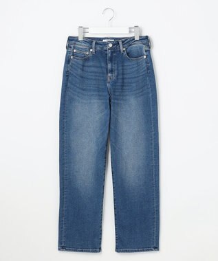 J.PRESS LADIES S 裏起毛ストレッチ デニム パンツ ユーズド系