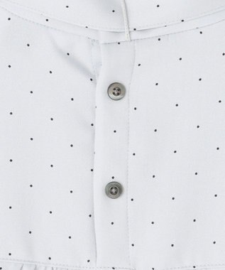 J.PRESS LADIES 【洗える・吸水速乾】 ライトアムンゼンドットPT リボン ブラウス サックスブルー系5