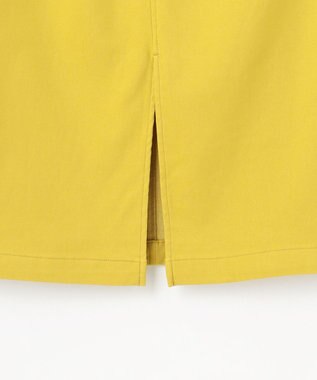 ANY L 【手洗い可/ウエストゴム】裏起毛ハイストレッチタイトスカート イエロー