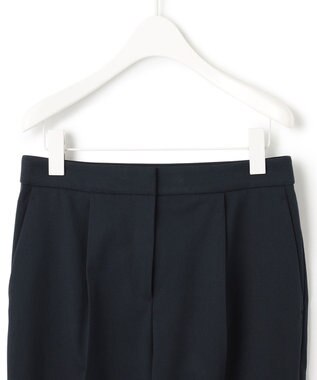 ICB 【洗える】37.5TRストレッチ テーパードパンツ ネイビー系