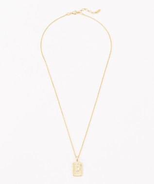 23区 2WAY プレート ネックレス ゴールド系