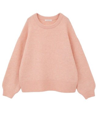 Green Parks ｆｕｗａっと袖パフニットプルオーバー Pink