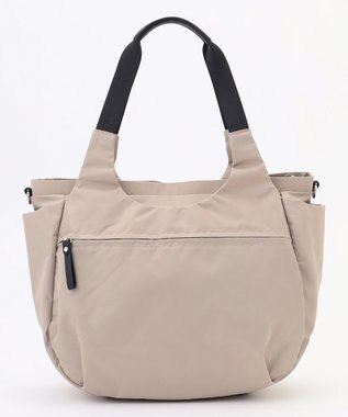 LA BAGAGERIE 【MONICA】ラウンド2WAYトートバッグ ライトグレー