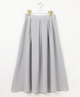 ANY SIS 【好印象企画】襟配色ニット×タックスカートセット ブラック×グレー