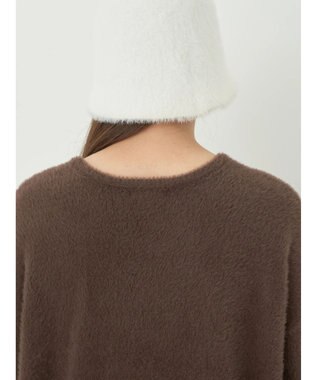 earth music&ecology ミニシャギーチュニック Brown