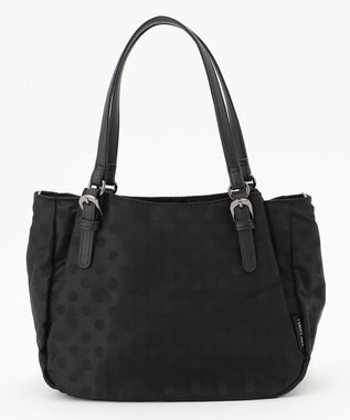 Y'SACCS 【Y’SACCS vous et】ドットジャカード マルチウェイトート Sサイズ ブラック