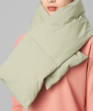 Chacott Chacott BALANCE ハイロフトダウンマフラー カーキ